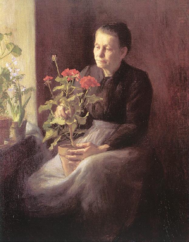 Woman with Geraniums, Lord, Caroline A.